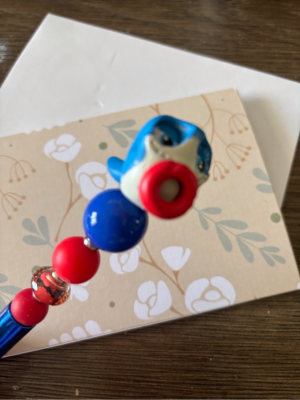 Disney Doorables: Finding Nemo: Bruce handmade beaded pen
